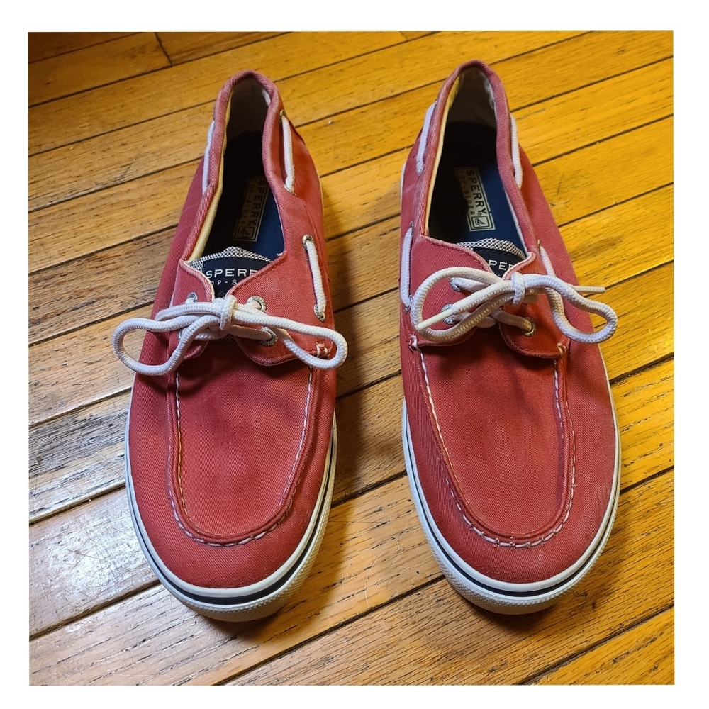 Mens Size 12 Sperry Top Sider Red Boat Shoe